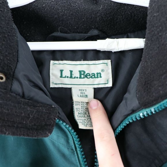 Vintage LL Bean Color Block Insulated Parka Jacket - Picture 4 of 7